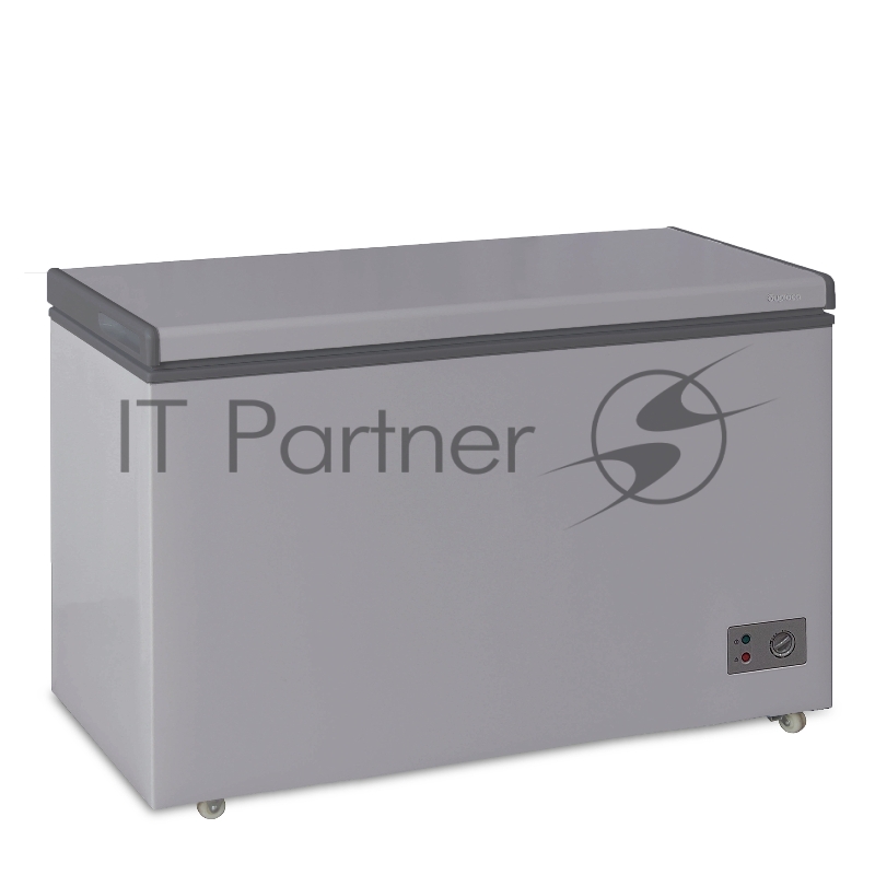 Морозильный ларь Бирюса Б-M285KX металлик с глухой крышкой
