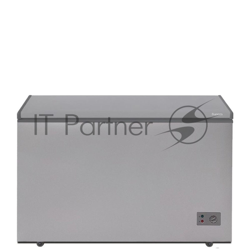 Морозильный ларь Бирюса Б-M285KX металлик с глухой крышкой