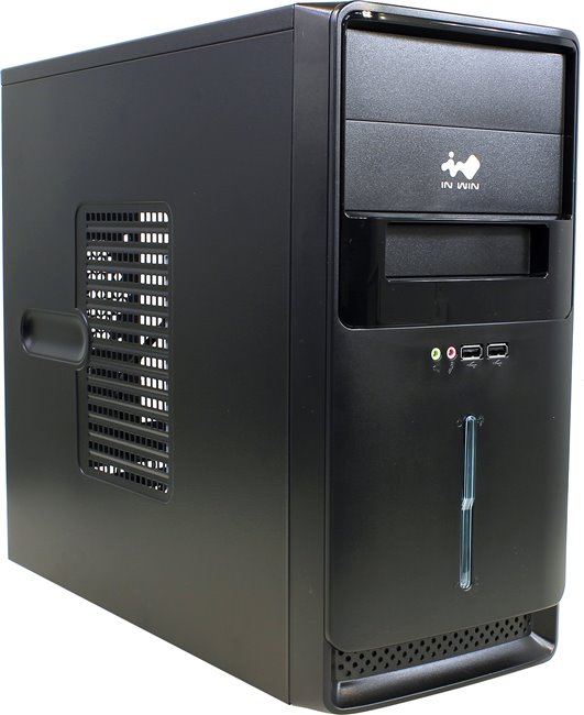 Корпус Minitower IN-WIN ENR027U3, mATX, черный (без БП)
