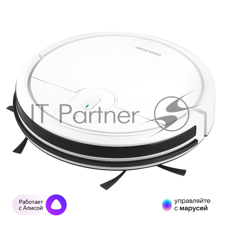 Пылесос-робот Coolfort CF-3205 (MC) белый/черный