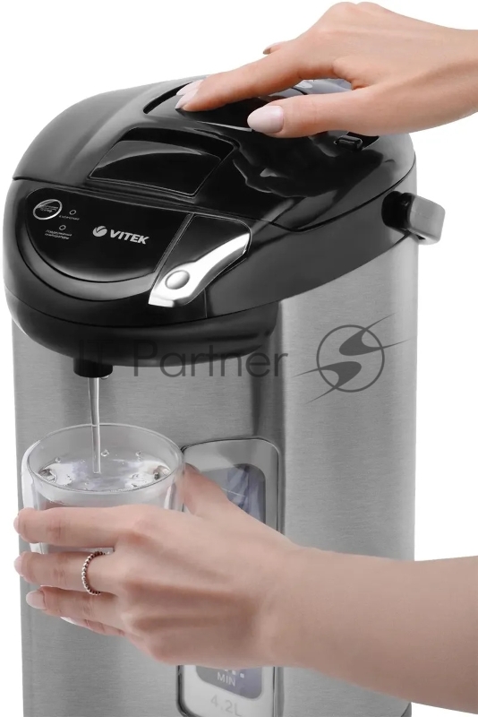 Термочайник Vitek Midnight VT-1199 (MC) серебро/черный