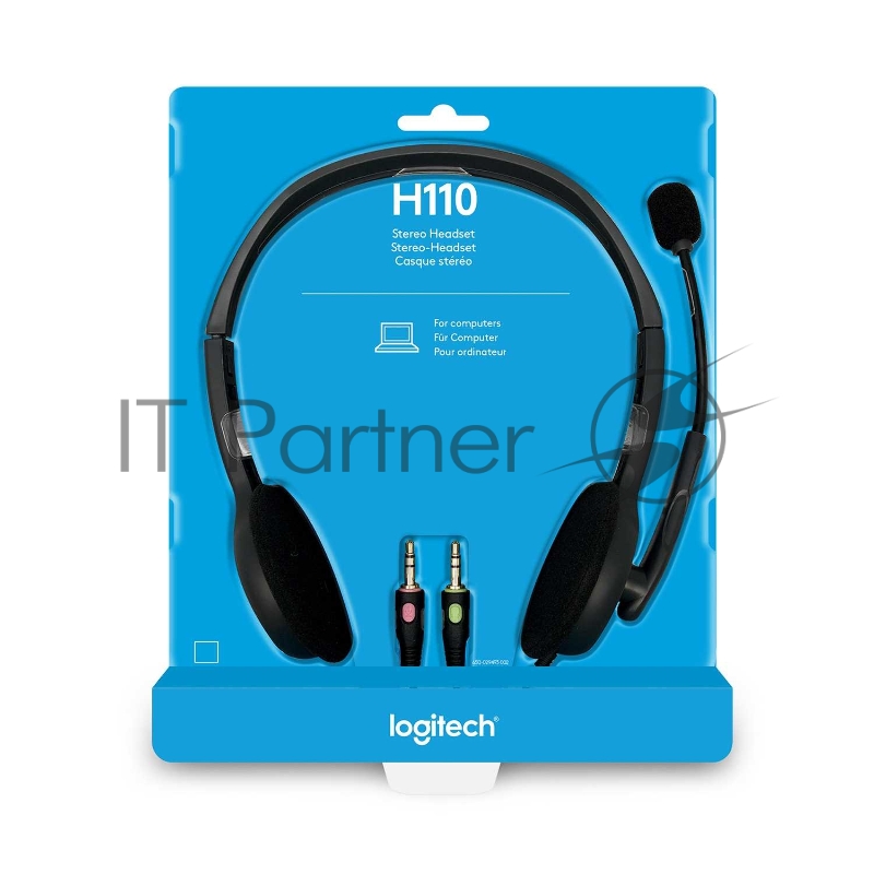 Гарнитура Logitech Headset H110 grey (981-000472/981-000271)