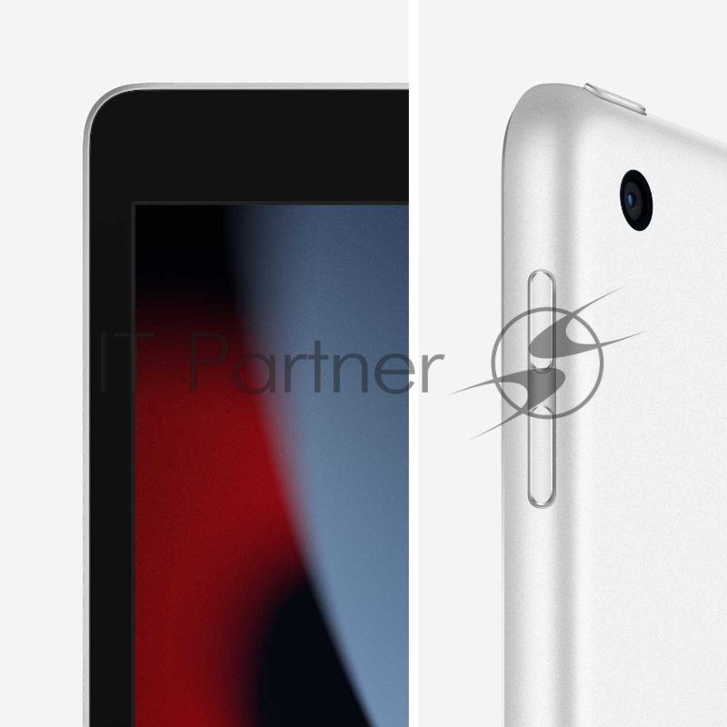 Планшет Apple iPad 2021 A2602 A13 Bionic 6С ROM64Gb 10.2 IPS 2160x1620 iOS серебристый 8Mpix 12Mpix BT WiFi Touch 10hr