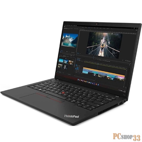 Ноутбук Laptop Lenovo ThinkPad model: T14 Gen 4 Black 14 FHD 400nits/i7-1355U/32GB/1TB SSD/W11PRO
