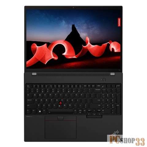 Ноутбук Laptop Lenovo ThinkPad model: T16 Gen 2 Black 16 FHD 300nits/i7-1355U/16GB/512GB SSD/W11PRO