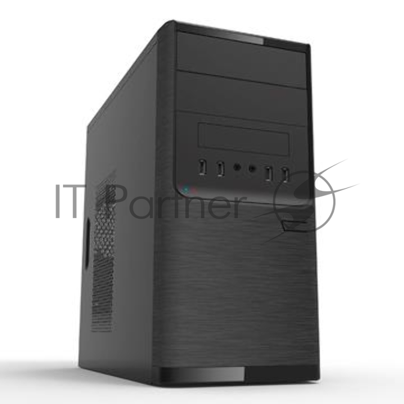 Корпус Minitower Powerman ES-701BK, mATX, черный (450Вт)