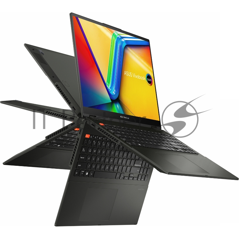 Ноутбук ASUS Vivobook S 16 Flip TP3604VA-MC102 Intel Core i3 1315U 1200MHz/16/1920x1200/8GB/512GB SSD/Intel UHD Graphics/Wi-Fi/Bluetooth/DOS (90NB1051-M003M0) Black