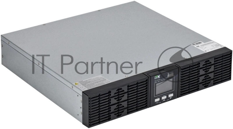 Источник бесперебойного питания однофазный Online 1000 Ва/1000 Вт, Rack mount, c LCD дисплеем 24VDC с АКБ 2U 2х9AH