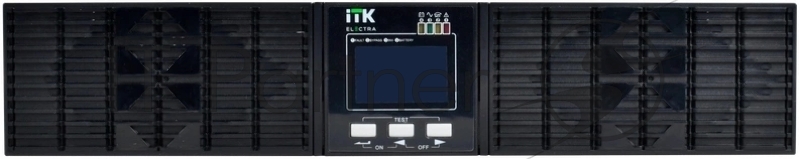 Источник бесперебойного питания однофазный Online 1000 Ва/1000 Вт, Rack mount, c LCD дисплеем 24VDC с АКБ 2U 2х9AH