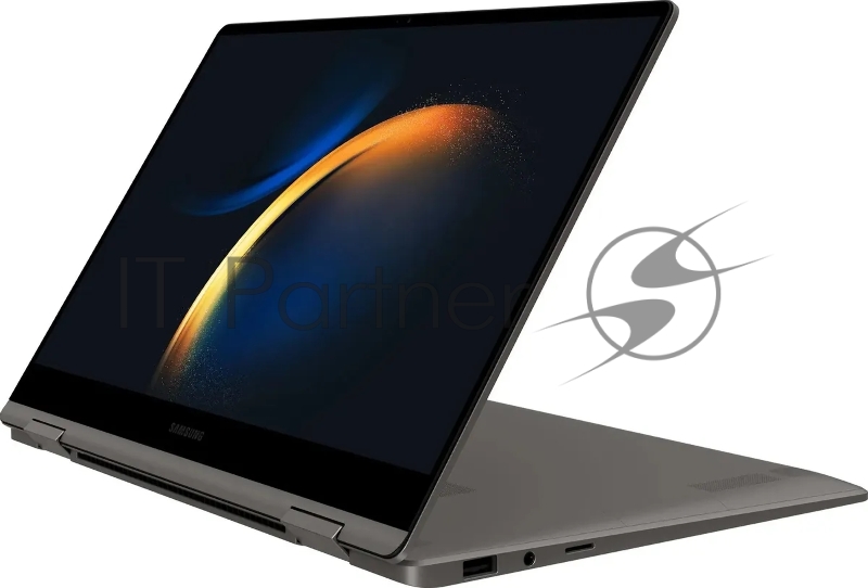 Ноутбук Samsung Galaxy Book 3 360 NP730 i7-1355U 16Gb SSD 512Gb Intel Iris Xe Graphics 13,3 FHD AMOLED TS Cam 61Вт*ч Win11(ENG) KBD ENG Графит NP730QFG-KA1IN