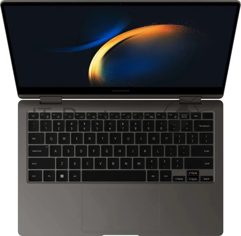 Ноутбук Samsung Galaxy Book 3 360 NP730 i7-1355U 16Gb SSD 512Gb Intel Iris Xe Graphics 13,3 FHD AMOLED TS Cam 61Вт*ч Win11(ENG) KBD ENG Графит NP730QFG-KA1IN