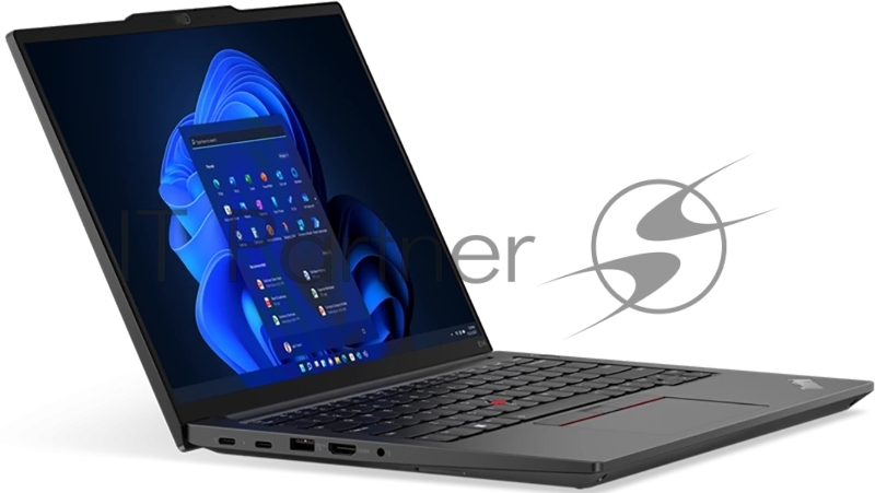 Ноутбук Lenovo ThinkPad E14 Gen 5 Ryzen 7 7730U 16Gb SSD 512Gb AMD Radeon Graphics 14 WUXGA IPS Cam 47Вт*ч No OS KBD RUENG Черный 21JSS0Y500
