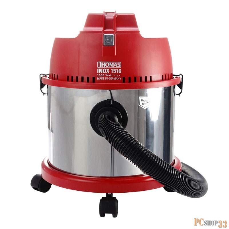 Пылесос THOMAS традиционный/моющий/технический Capacity 20 л красный / серебристый Weight 7 кг 786845