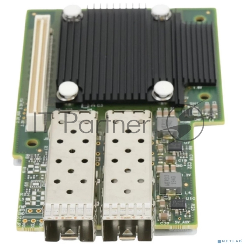 Cетевая карта/ ConnectX®-5 EN network interface card for OCP, with host management, 25GbE dual-port SFP28, PCIe3.0 x8, UEFI Enabled, no bracket Halogen free