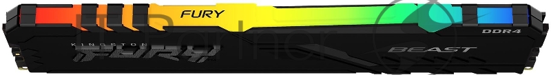 Оперативная память Kingston DRAM 16GB 3200MHz DDR4 CL16 DIMM FURY Beast RGB EAN: 740617319378