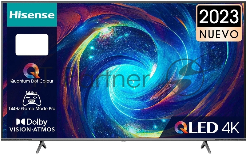 Телевизор HISENSE 65 65E7KQPRO 4K/UHD QLED 3840x2160 2160p TV Bluetooth Wi-Fi Direct VIDAA черный