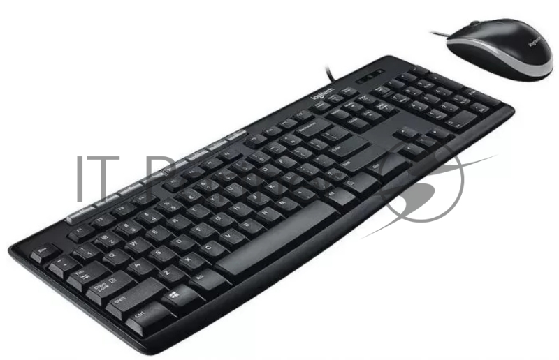 Комплект клавиатуры и мыши Logitech MK200 (920-002694) черный