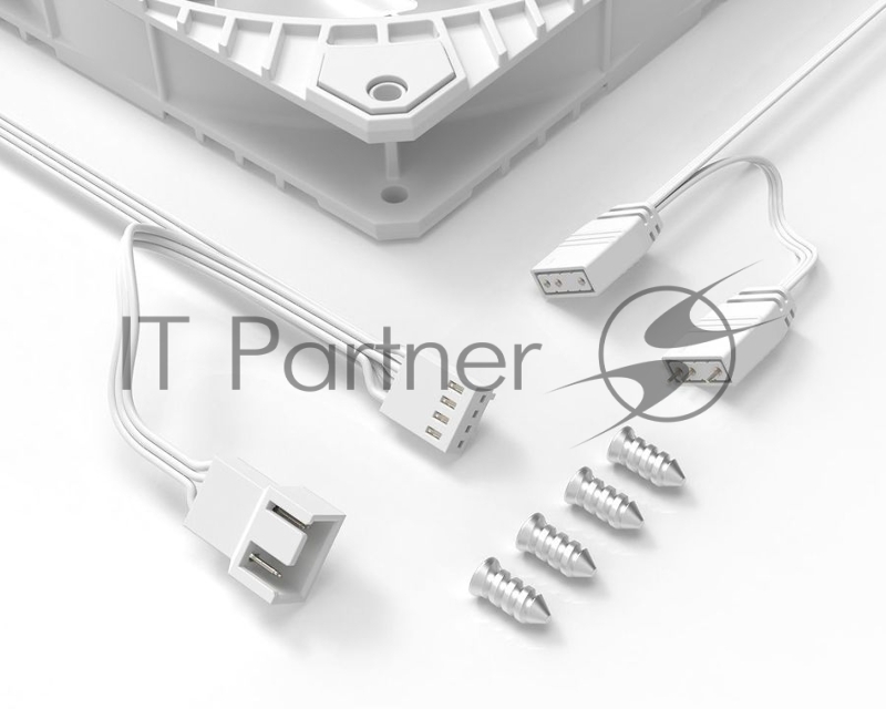 Вентилятор для корпуса ID-COOLING 140x140mm 4pin PWM White (WF-14025-XT ARGB WHITE)