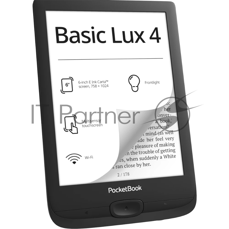 Электронная книга PocketBook 618 Basic Lux Ink Black (PB618-P-WW)