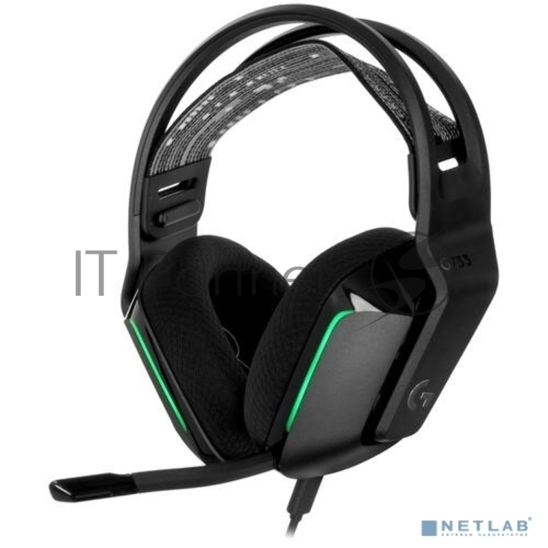 Наушники LOGITECH G733 LIGHTSPEED Wireless RGB Gaming Headset - BLACK - 2.4GHZ - EMEA