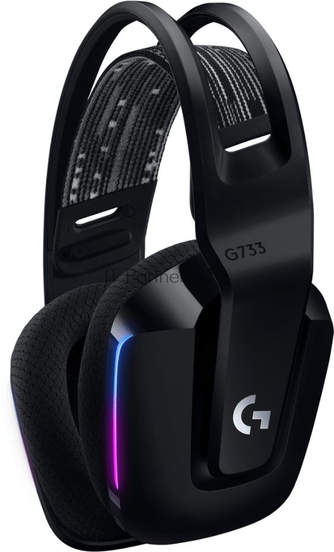 Наушники LOGITECH G733 LIGHTSPEED Wireless RGB Gaming Headset - BLACK - 2.4GHZ - EMEA