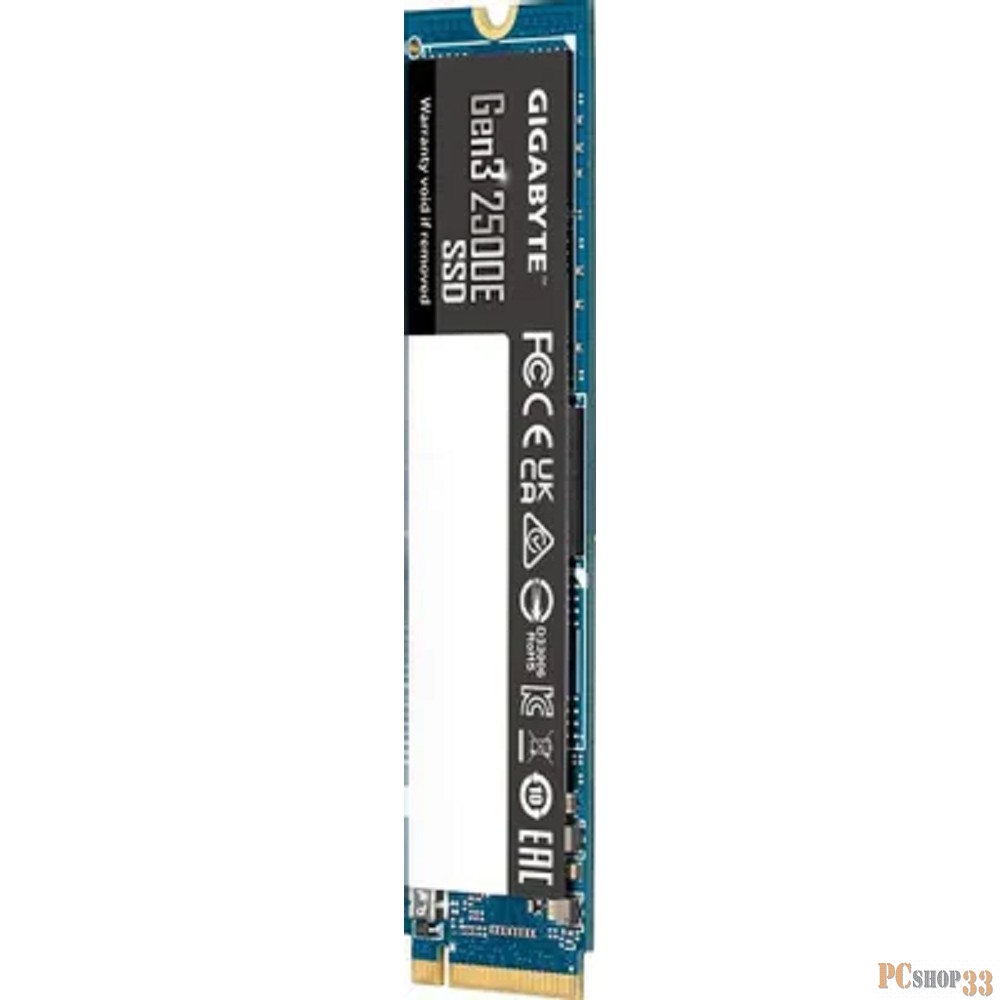 Накопитель SSD Gigabyte 2TB M.2 2280 Gen3 2500E G325E2TB Gigabyte Gen3 2500E PCIe 3.0x4, NVMe 1.3, MTBF 1.5