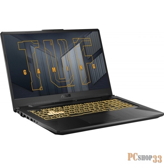 Ноутбук ASUS TUF Gaming A17 FX707ZC4-HX014 I5-12500H/16Gb/512Gb M.2 SSD/17.3FHD IPS (1920x1080)AG/ GeForce RTX 3050 4Gb/WiFi/BT/Cam/Illum RGB KB/DOS/2.6Kg/