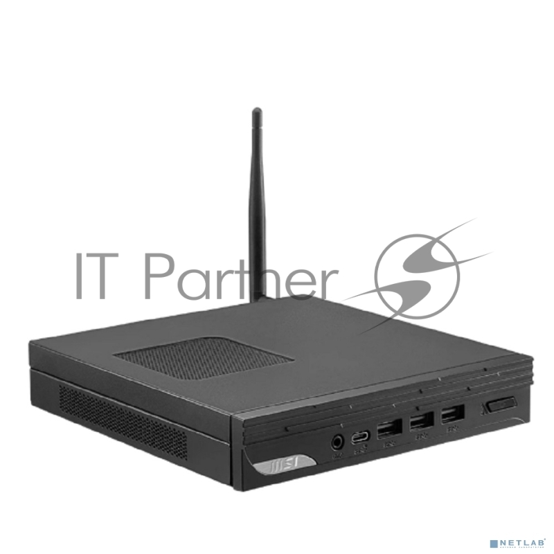 Компьютер MSI Pro DP10 12M Mini Core i3-1215U (1.2GHz), 8Gb DDR4 SO-DIMM, 512GB SSD M.2, Intel UHD Graphics 730, noDVD, WiFi, BT, 120W, VESA, COM Port, noOS, 1y war-ty