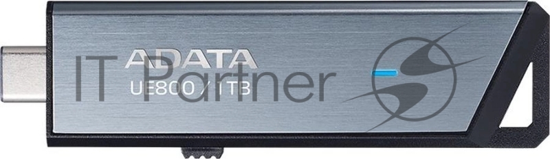 Флеш накопитель 1TB A-DATA Elite UE800, USB 3.2/TypeC, Серый, металлич.1000/1000 Mb/s