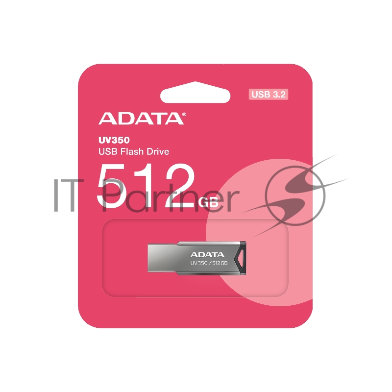 Флеш накопитель 512GB A-DATA UV350, USB 3.2, Черный