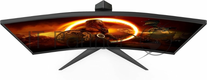 Монитор 27 AOC CQ27G2S Black-Red (VA, изогнутый, 2560x1440, 165Hz, 1 ms, 178°/178°, 250 cd/m, 80M:1, +2xHDMI 2.0, +DP)