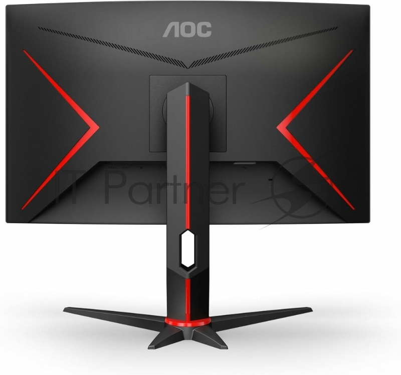 Монитор 27 AOC CQ27G2S Black-Red (VA, изогнутый, 2560x1440, 165Hz, 1 ms, 178°/178°, 250 cd/m, 80M:1, +2xHDMI 2.0, +DP)