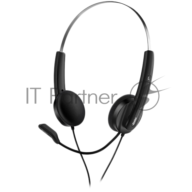 Гарнитура Genius HS-220U, регулируемое оголовье, мягкие удобные амбушюры, выносной микрофон с шумоподавлением, пульт управления