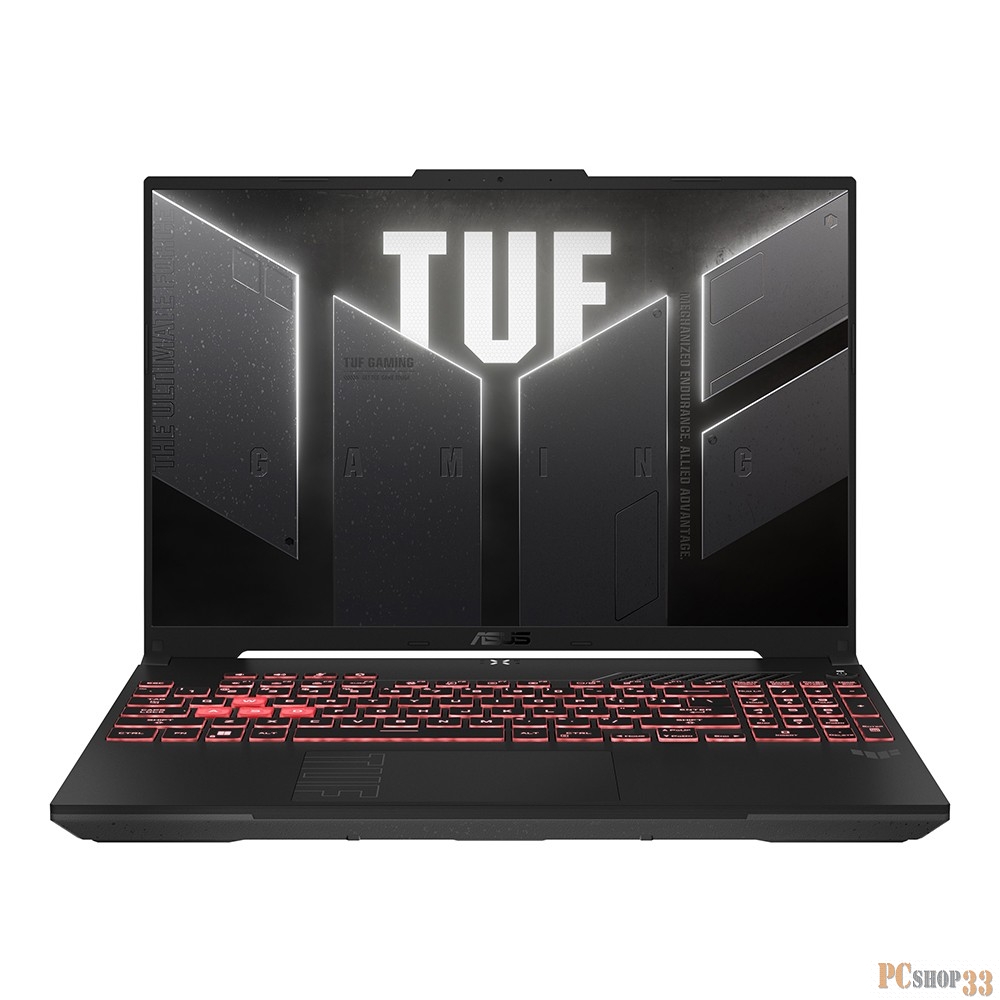 Ноутбук Asus TUF Gaming A16 FA607PV-N3035 Ryzen 7 7845HX 16Gb SSD1Tb NVIDIA GeForce RTX4060 8Gb 16 IPS WUXGA (1920x1200) noOS grey WiFi BT Cam (90NR0IX3-M001T0)