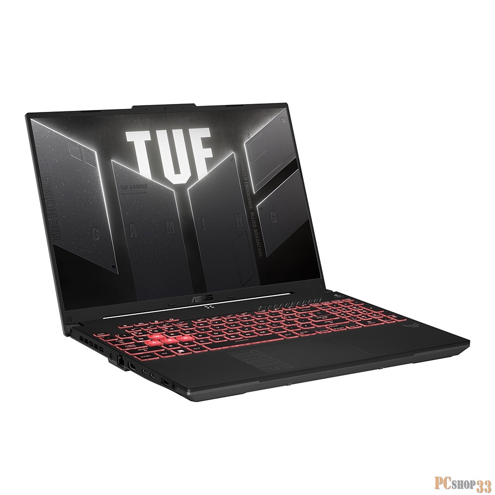Ноутбук Asus TUF Gaming A16 FA607PV-N3035 Ryzen 7 7845HX 16Gb SSD1Tb NVIDIA GeForce RTX4060 8Gb 16 IPS WUXGA (1920x1200) noOS grey WiFi BT Cam (90NR0IX3-M001T0)