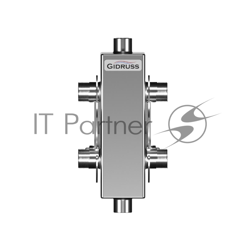 Стрелка гидравлическая GRSS-40-20 DN 20 резьбовое соединение до 40 кВт нержавеющая сталь