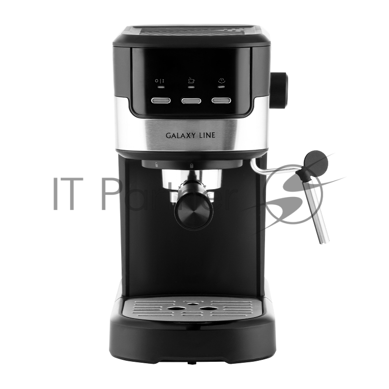 Кофеварка Galaxy LINE GL0757, черный/серебро