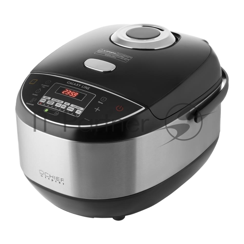 Мультиварка Galaxy LINE GL2647, нерж. сталь/черный