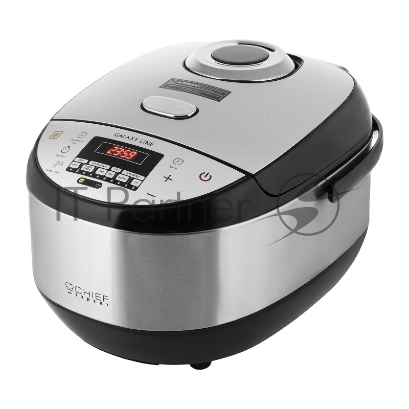Мультиварка Galaxy LINE GL2648, нерж. сталь/черный