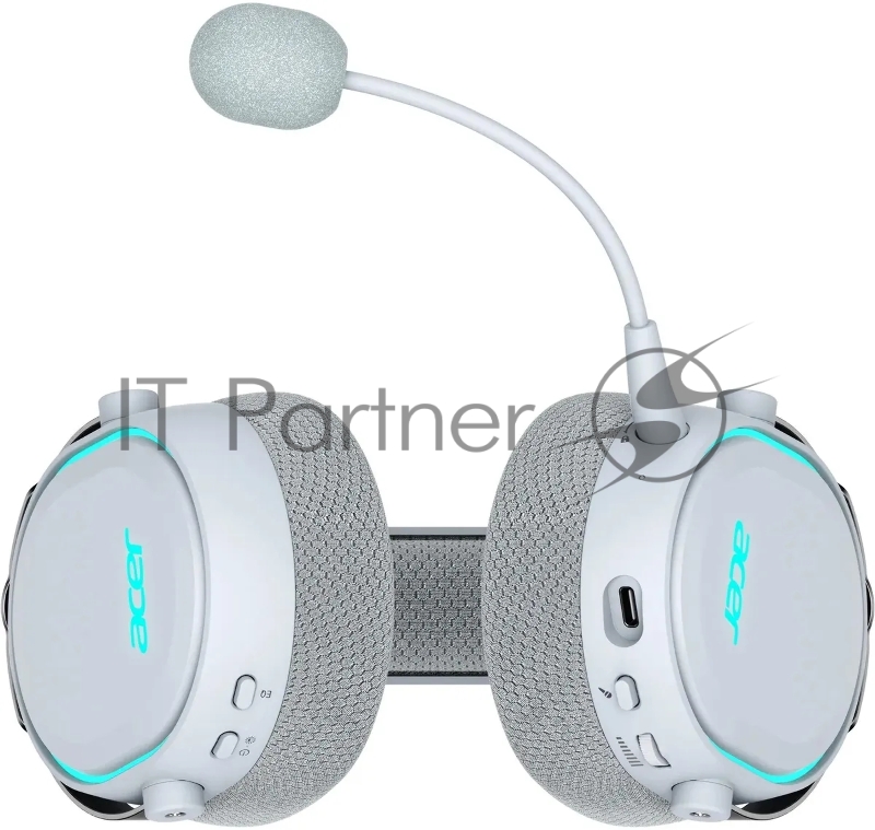 Наушники с микрофоном Acer OHR303 белый мониторные BT/Radio оголовье (ZL.HDSEE.00A)
