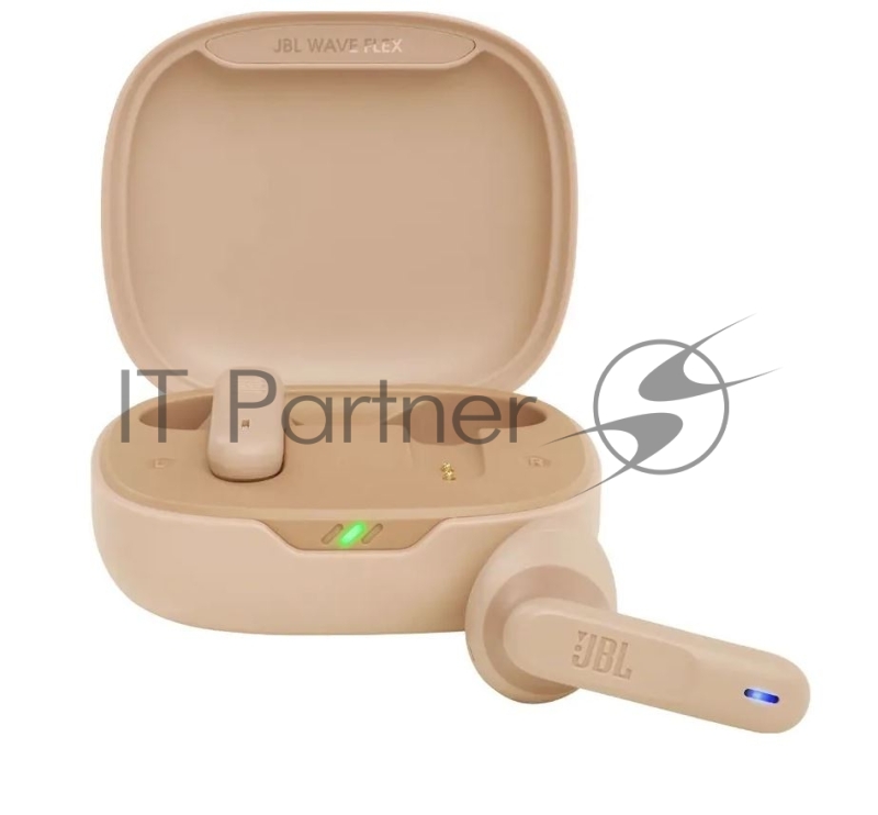 Наушники JBL, модель Wave Flex TWS, beige