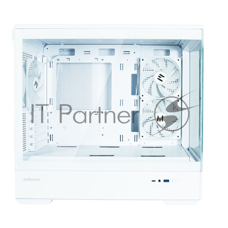 Корпус MiniTower Zalman P30 White (mATX, без БП, ARGB, USB3.2 Type-A + USB3.2 Type-C) (Zalman P30 White)