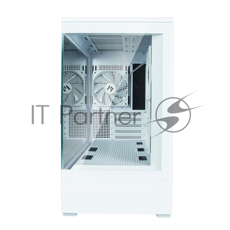 Корпус MiniTower Zalman P30 White (mATX, без БП, ARGB, USB3.2 Type-A + USB3.2 Type-C) (Zalman P30 White)