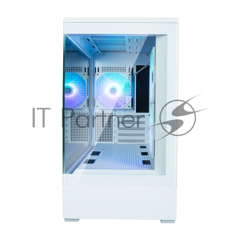 Корпус MiniTower Zalman P30 White (mATX, без БП, ARGB, USB3.2 Type-A + USB3.2 Type-C) (Zalman P30 White)