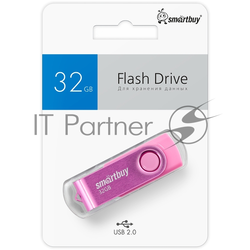UFD 2.0 накопитель SmartBuy 032GB Twist Pink (SB032GB2TWP)