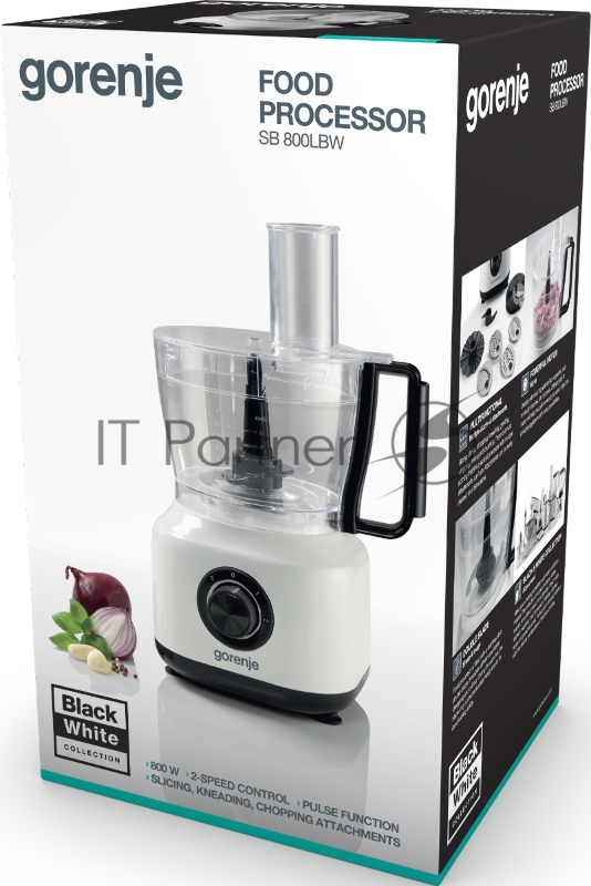 Кухонный комбайн GORENJE SB800LBW 731713 WHITE/BLACK