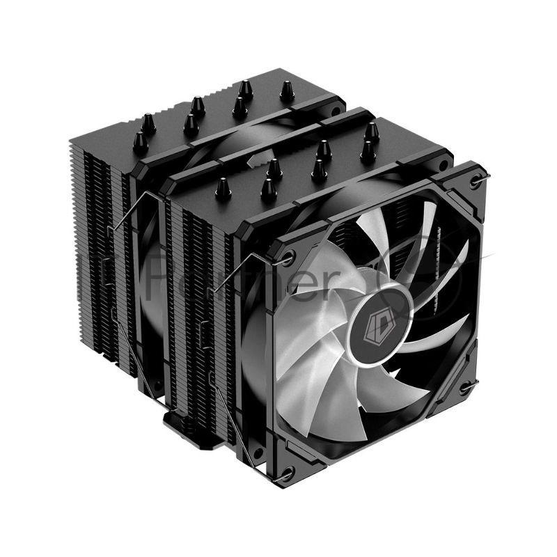 Кулер ID-COOLING SE-207-XT ARGB LGA20XX/1700/1200/115X/AM4 (8шт/кор, TDP 280W, PWM, черный, 7 тепл.трубок + медная база, 2 x FAN 120mm, Addressable RGB LED) RET