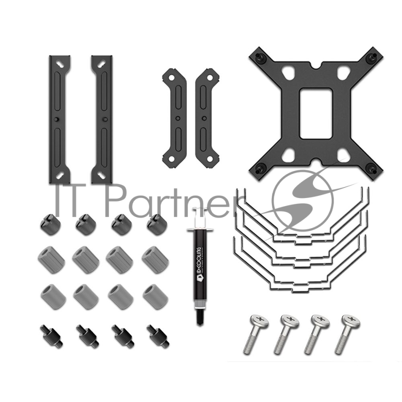 Кулер ID-COOLING SE-207-XT ARGB LGA20XX/1700/1200/115X/AM4 (8шт/кор, TDP 280W, PWM, черный, 7 тепл.трубок + медная база, 2 x FAN 120mm, Addressable RGB LED) RET