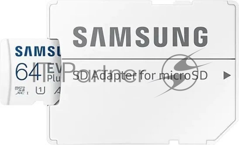 Флеш карта microSD 64GB SAMSUNG EVO PLUS microSDXC Class 10, UHS-I, (SD адаптер) 130MB/s
