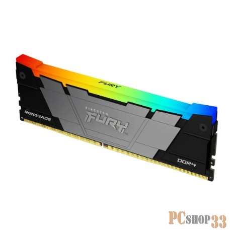 Память DDR4 2x32GB 3600MHz Kingston KF436C18RB2AK2/64 Fury Renegade RGB RTL Gaming PC4-28800 CL18 DIMM 288-pin 1.35В dual rank с радиатором Ret